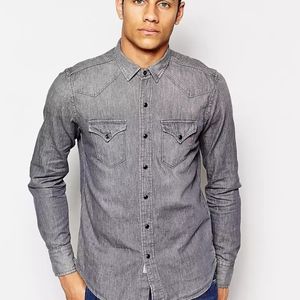 Aeropostal denin Long Sleeve gray XL_L.